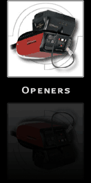 Automatic overhead garage door openers and commercial garage door openers