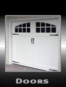 residential overhead garage doors, custom garage doors, commercial garage doors, custome steel, vinyl & wood garage doors